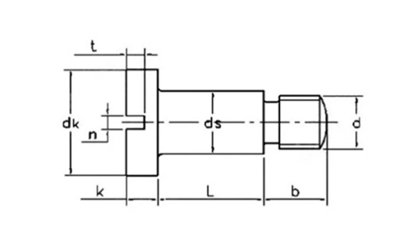 slotted shoulder screw 1 slotted shoulder screw 1