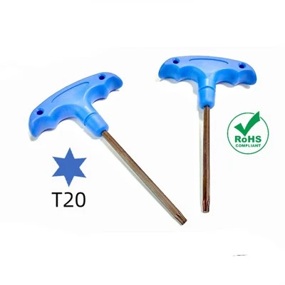 Plastmasas T roktura Torx uzgriežņu atslēga